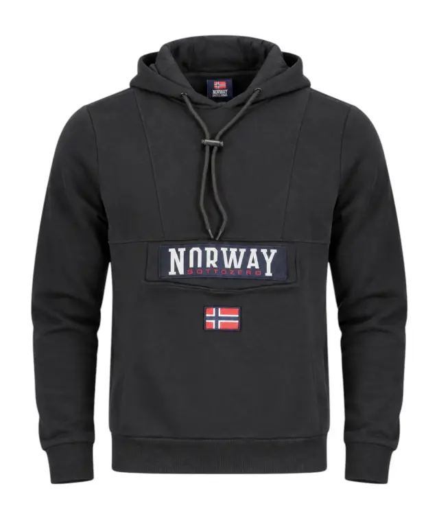 Norway Nautical School - Ανδρική Μπλούζα Φούτερ 849429-BLACK Μαύρο - L