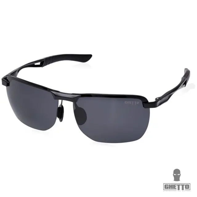 Ghetto Sport Perfomance Sunglasses Black Frame Unisex Black