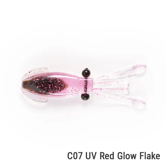 ΣΙΛΙΚΟΝΟΥΧΟ Nikko Dappy Firefly Squid 7.6cm UV Red Glow Flake