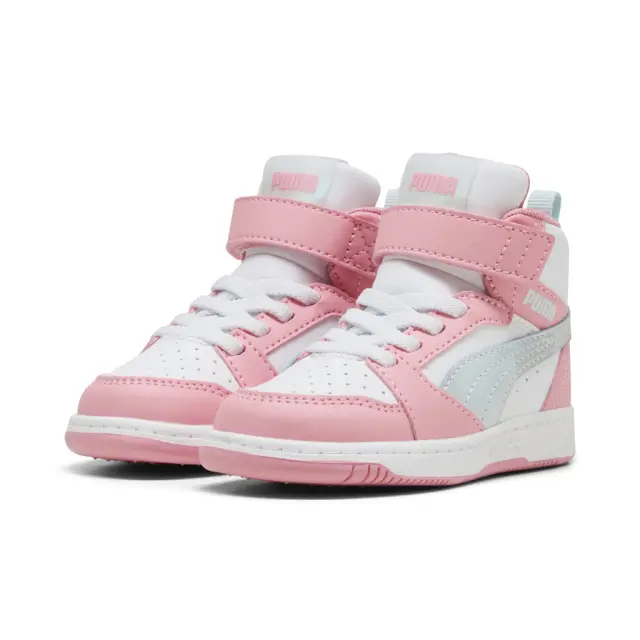 Puma Rebound V6 Mid Space Belle Ac+Inf Sea Glass-Pinkscape-White 402769-01 - 27 3