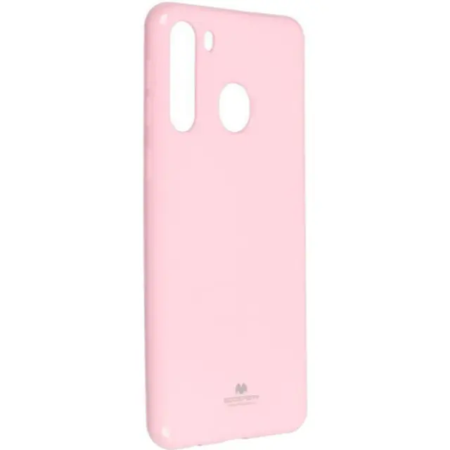 Θήκη Mercury Jelly Back Cover Σιλικόνης Ρόζ (Galaxy A21)