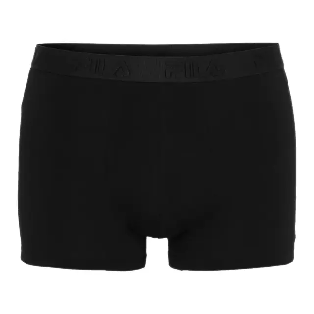 FILA Ανδρικό Boxer Elastic Band - Διπλό Πακέτο, Χρώμα Μαύρο - L 2