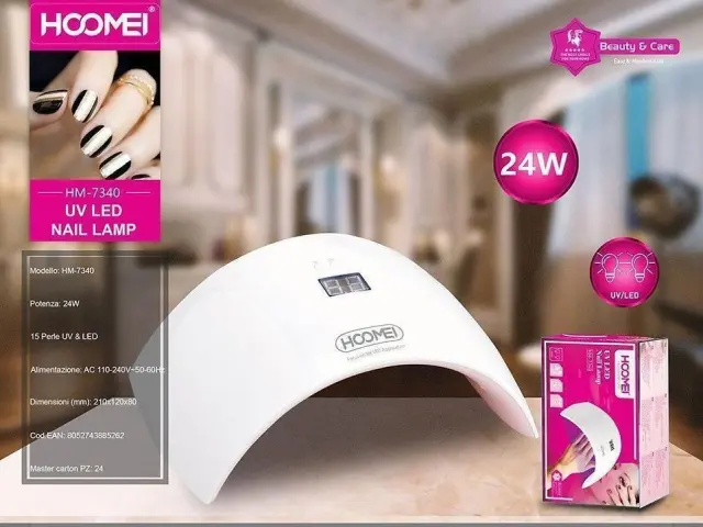 Hoomei Φουρνάκι Νυχιών UV / LED 24W 2