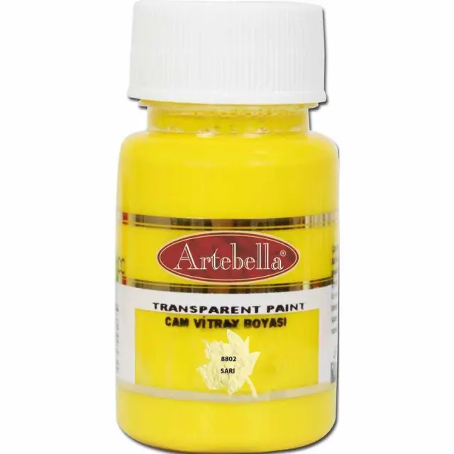 Artebella Διάφανο Σμάλτο Stained Glass - 8802 Yellow - 50ml
