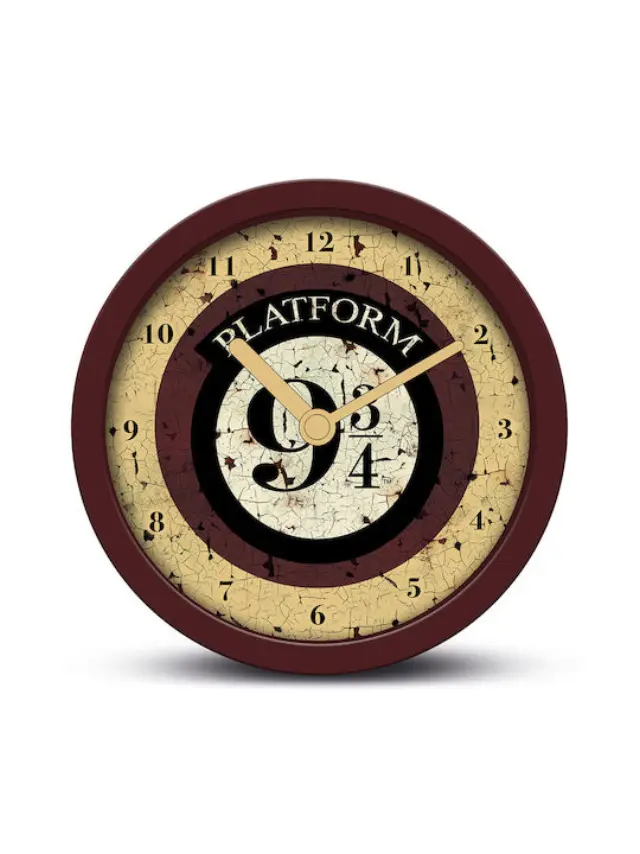 Επιτραπέζιο Ρολόι με Ξυπνητήρι Harry Potter Platform 9 3/4