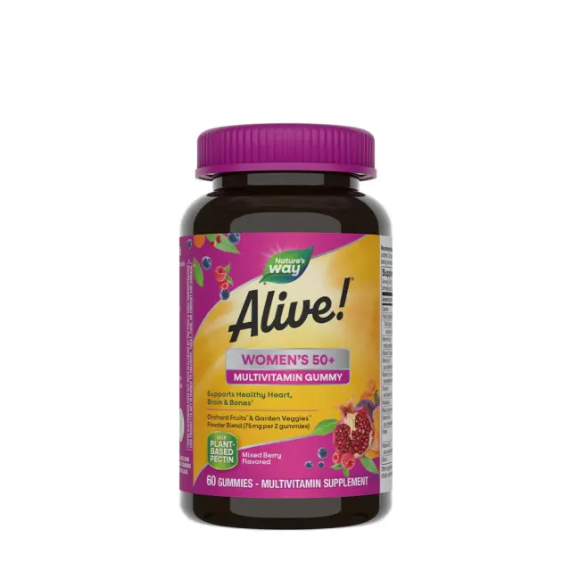 Nature's Way Alive!® Women's 50+ Gummy Multivitamin Mixed Berry, 60 Gummies