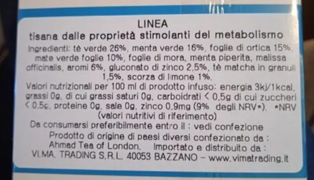 Ahmad Tea SLIM (NATURAL BENEFITS) - 20 φακελάκια 3