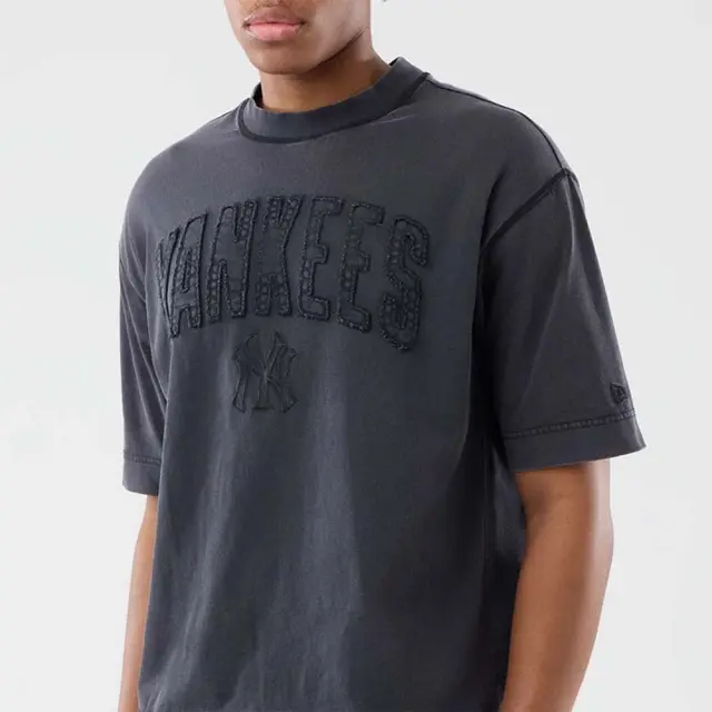 New Era Men's MLB Washed Boxy New York Yankees T-Shirt Μαύρο 60771645 (New Era) - XLarge 3