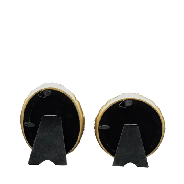 Κορνίζα RESIN στρογγυλή mini (41072 ) 11Χ11 Χρώμα Παλαιωμένο χρυσό για φωτογραφία 7,5Χ7,5 3