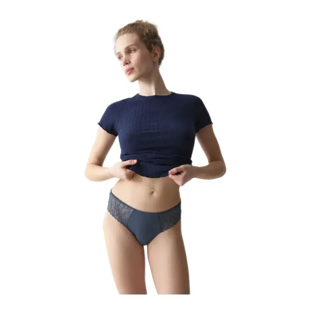 Triumph Γυναικείο Slip Pretty Modal Tai, Χρώμα Indigo Veil