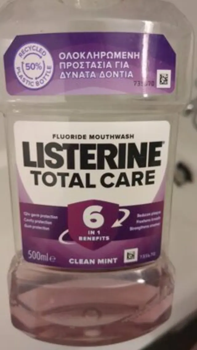 Listerine Total Care Στοματικό Διάλυμα για Ολοκληρωμένη Στοματική Υγειά με 6 Οφέλη, 500ml