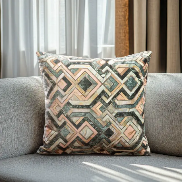 Beauty Home ΜΑΞΙΛΑΡΟΘΗΚΗ ΒΕΛΟΥΔΟ MARBLE LUXURY 40 x 40 cm 2