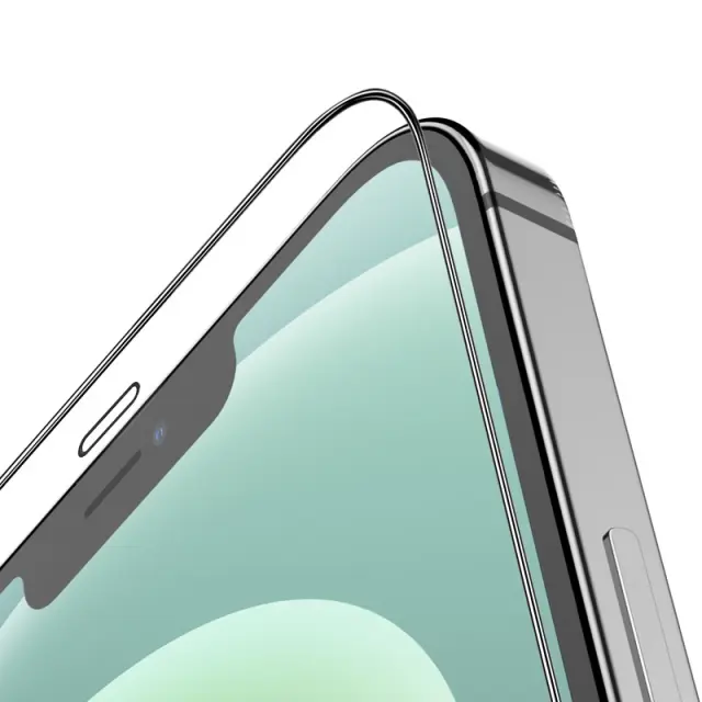 Tempered Glass Hoco G8 3D Full Screen Fine Edge Anti-Fall για Apple iPhone 12 Mini Μαύρο Σετ 10 τμχ. 3