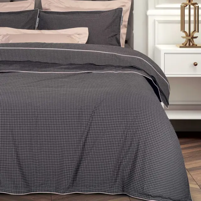 Σετ Σεντόνια 250x270 King Essential Greenwich Polo Club 2374 Dark Grey 100% βαμβακερόΧωρίς Λάστιχο 2