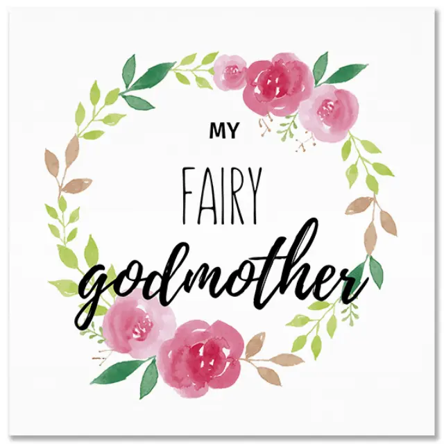 Καμβάς My Fairy Godmother - Τετράγωνο , 100Χ100
