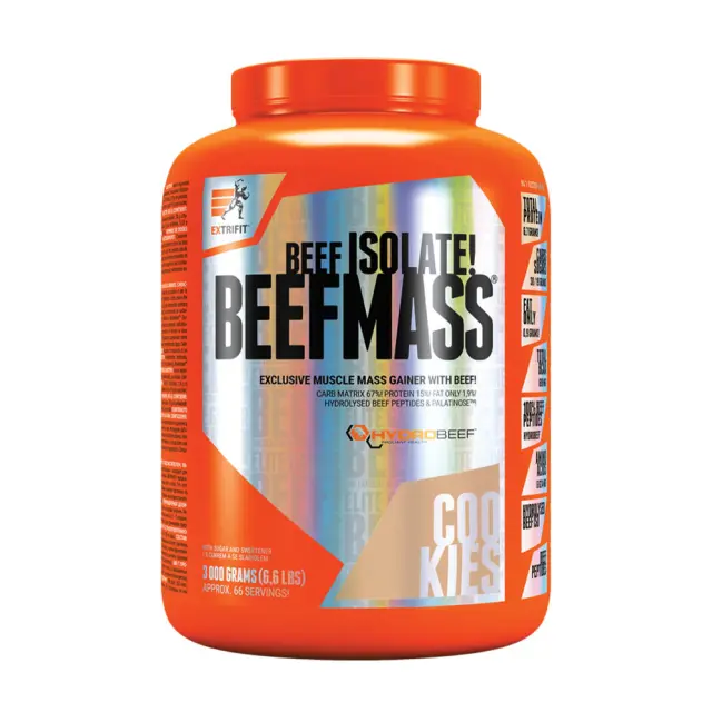 Extrifit Beefmass cookies-cream, 3000-g