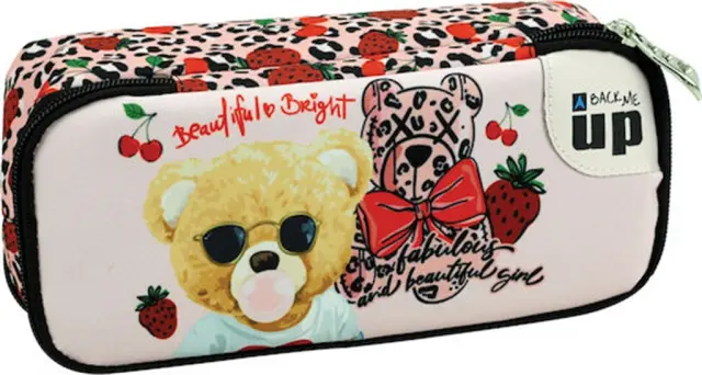 Σχολική Κασετίνα Οβάλ BMU Fashion Bear / 357-35141 (Back Me Up)