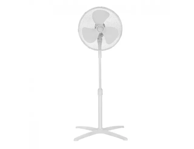 Ανεμιστήρας Ορθοστάτης Midea FS40-21M με διάμετρο 40cm, ρυθμιζόμενο ύψος, ισχύ 40W και 3 ταχύτητες - ΛευκόFS40-21M