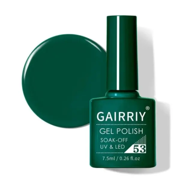 Ημιμόνιμο επαγγελματικό βερνίκι GAIRRIY 7.5ML - 0.26FL.OZ 53