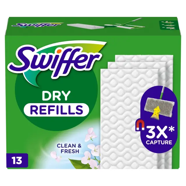 Swiffer Dry Ανταλλακτικά Πανάκια Fresh 13 Τεμαχίων