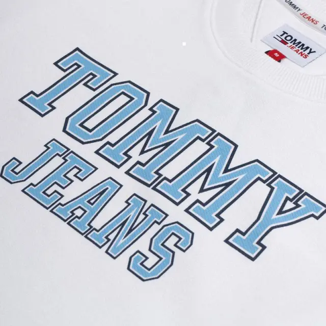 Tommy Hilfiger - Ανδρικό Φούτερ Regular Fit DM0DM16366-YBR Λευκό - 2XL 3