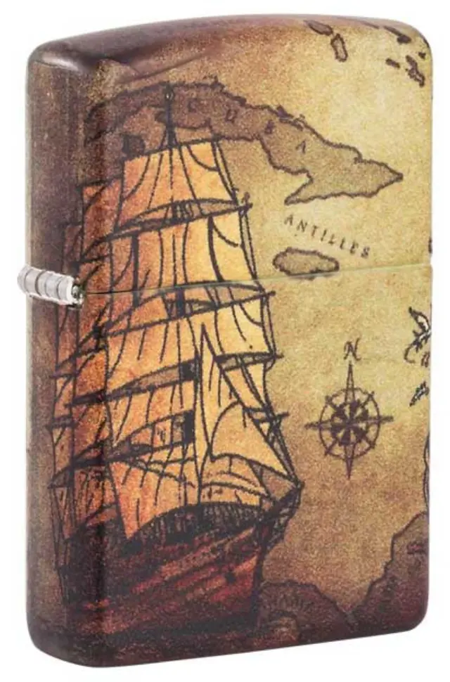 ZIPPO Αναπτήρας - 49355 Pirate Ship Design