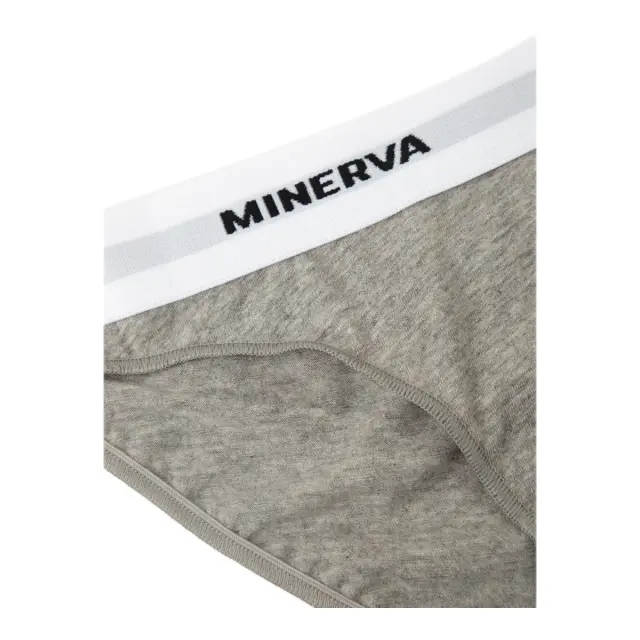 Minerva Εφηβικό Slip με Εξωτερικό Λάστιχο, Χρώμα Γκρι Μελανζέ 2