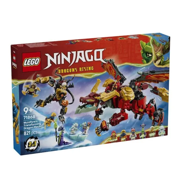 LEGO Ninjago 71868 - Transformujący smoczy mech Wyldfyre