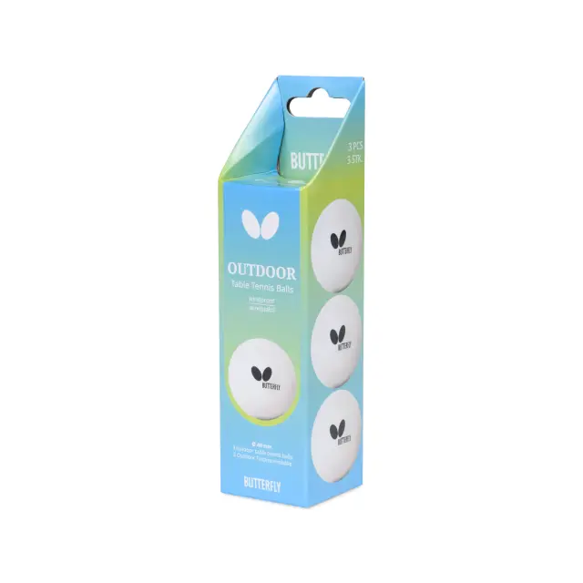 Μπαλάκια Πινγκ-Πονγκ Butterfly Outdoor Balls 3pack-44906901013368
