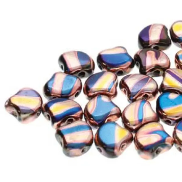 Χάντρα Matubo Ginko 7.5mm - Jet Blue Sun Line ~10gr
