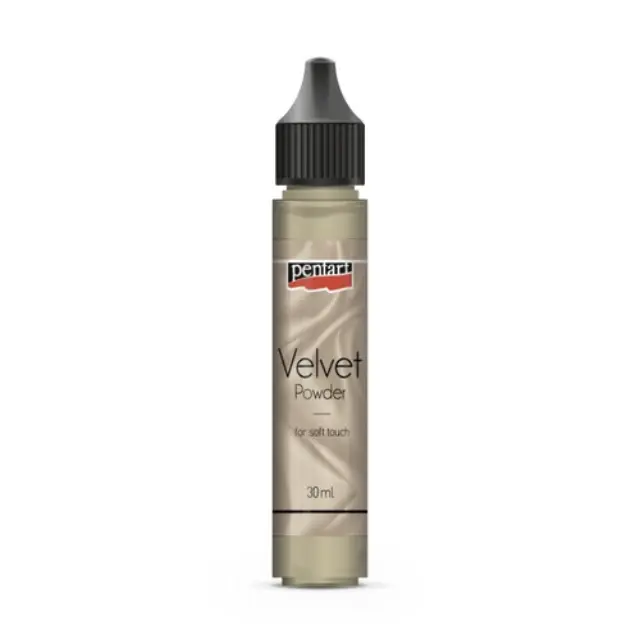 Velvet powder 30 ml Pentart, Beige