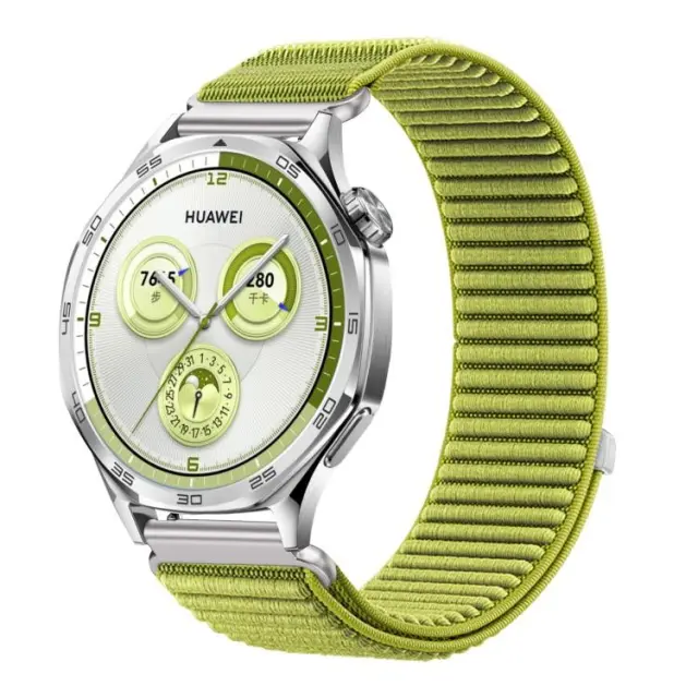Nylon Λουράκι για Smartwatch 22mm-Lime OEM