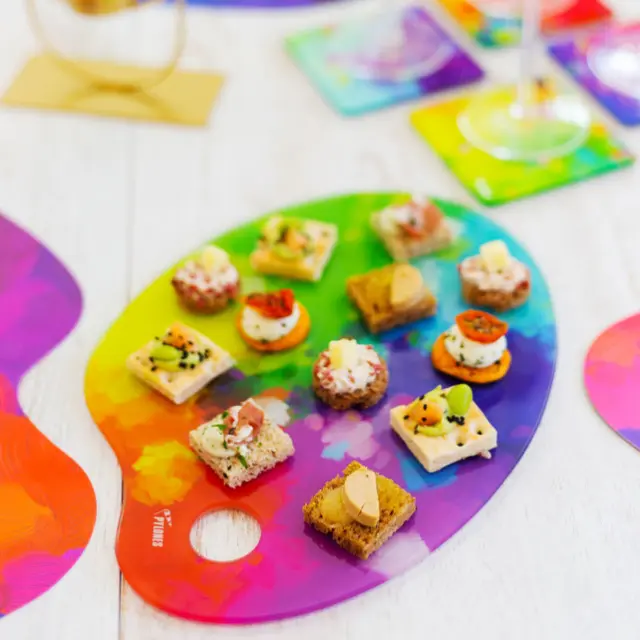 Pylones Γυάλινη Επιφάνεια Κοπής & Σερβιρίσματος Palette: Chef d'Oeuvre (2 μεγέθη) Small 3