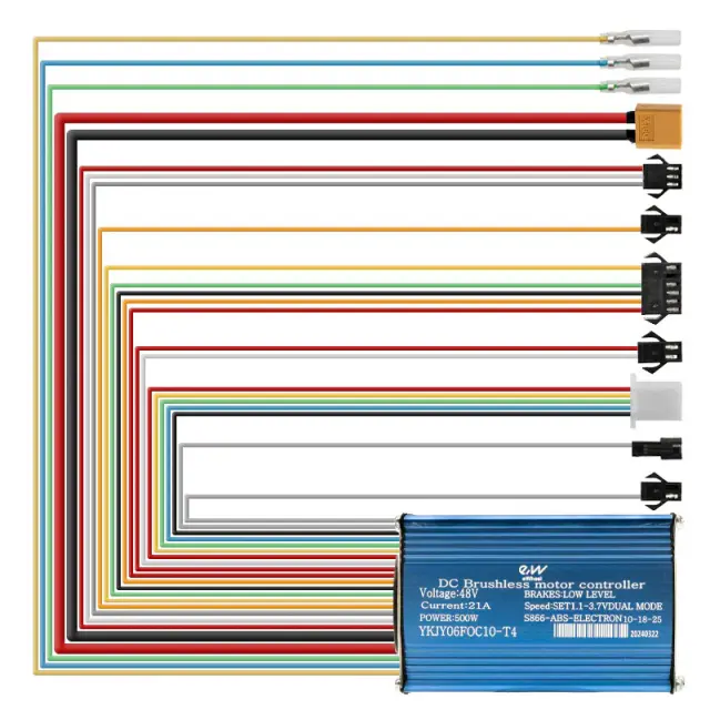 eWHEEL CONTROLLER 48V 21A 500W ΓΙΑ URBANGLIDE E-CROSS/SMARTGYRO T4 ESC005
