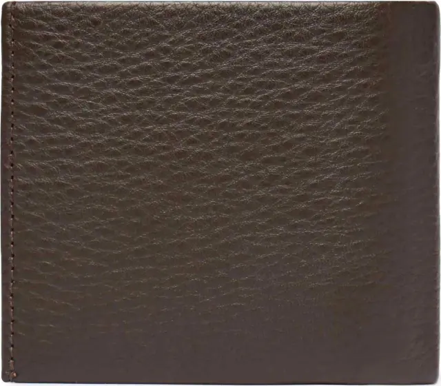 Tommy Hilfiger Ανδρικό Μικρό Πορτοφόλι TH Corp CC Flap And Coin Σκούρο Καφέ 2