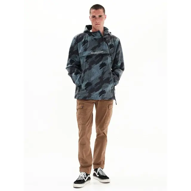 Emerson Pullover Jacket with Hood (222.EM10.63-PR 308 OLIVE) - Λαδί 3