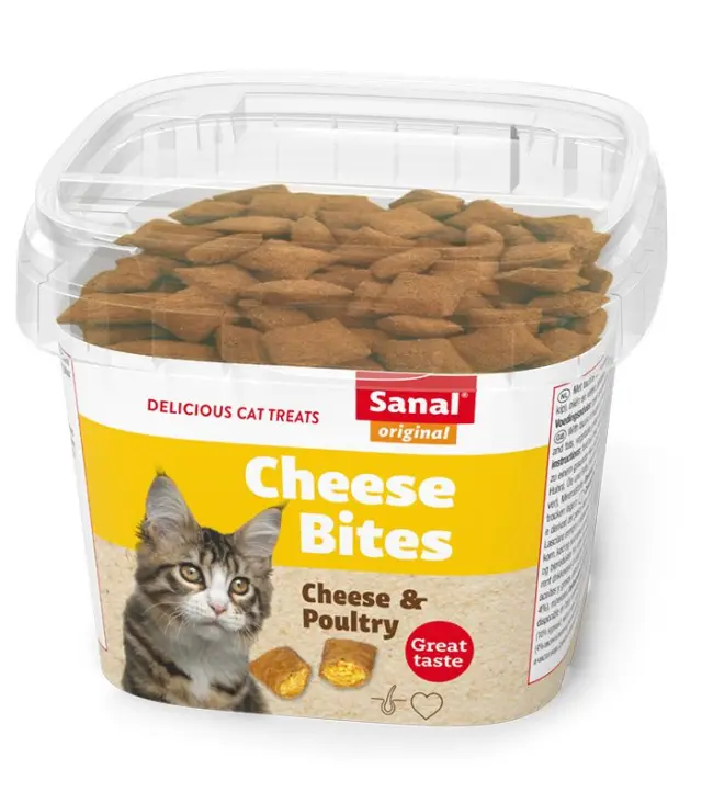 Sanal Λιχουδιά Γάτας Μπουκιές Τυριού 75gr