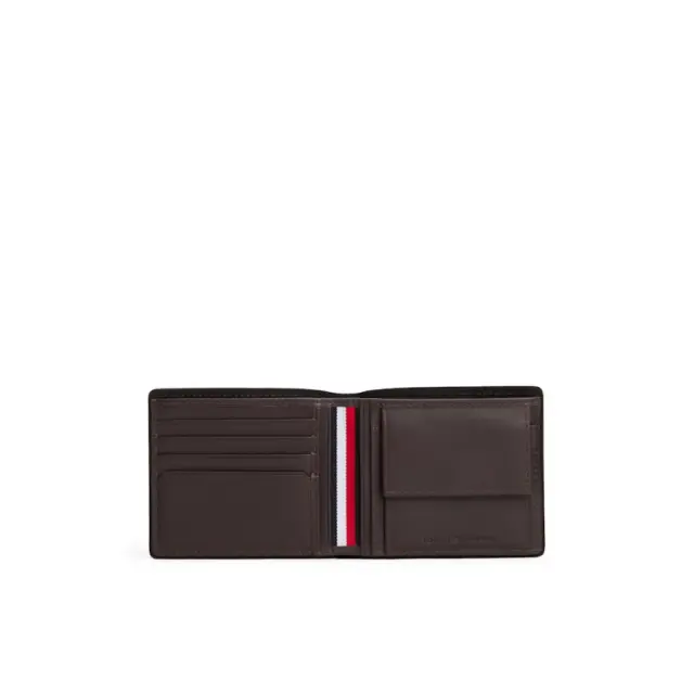 Tommy Hilfiger Ανδρικό Δερμάτινο Πορτοφόλι Corporate Καφέ 2