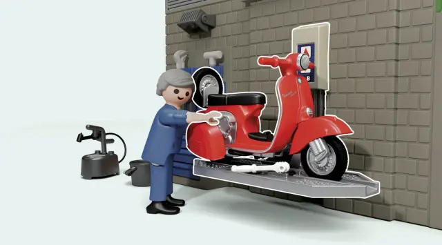 Playmobil Vespa Συνεργείο Για Vespa (71620) 3