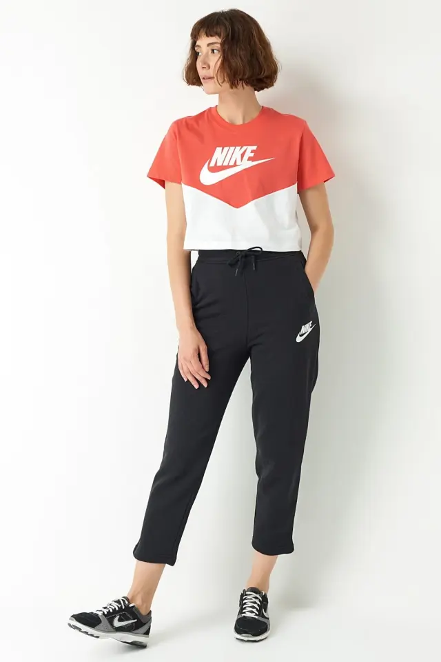 Nike Sportswear Nsw Rally Παντελόνι Γυναικείας Φόρμας AR3660-010 Μαύρο - L