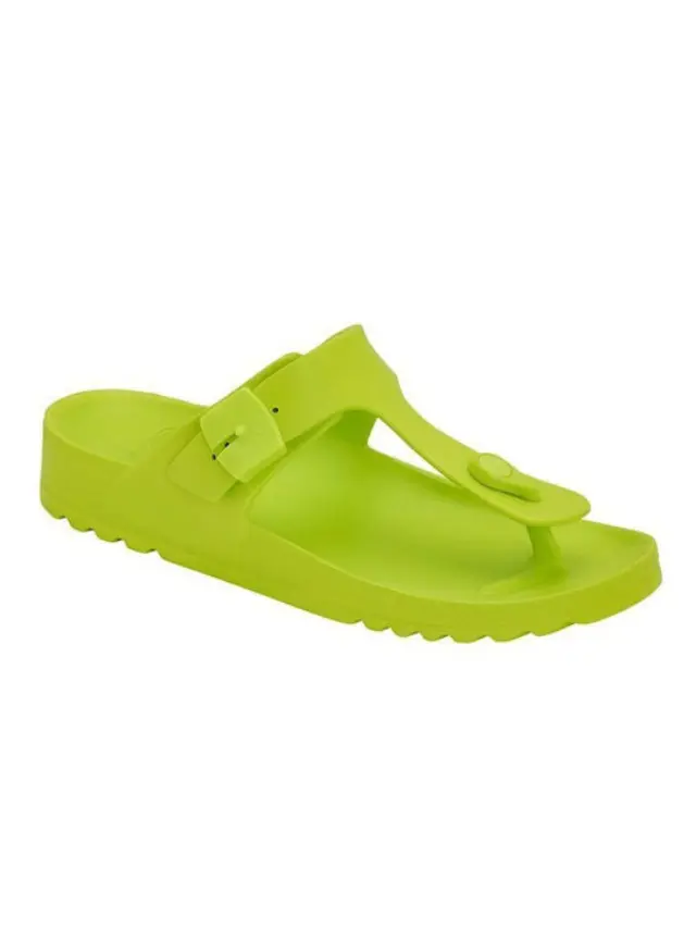 Scholl Bahia Flip-Flop Lime Green Σαγιονάρες σε Λαιμ Χρώμα 37