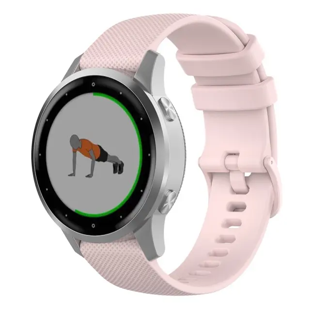Texture Λουράκι για Smartwatch 18mm-Pink OEM