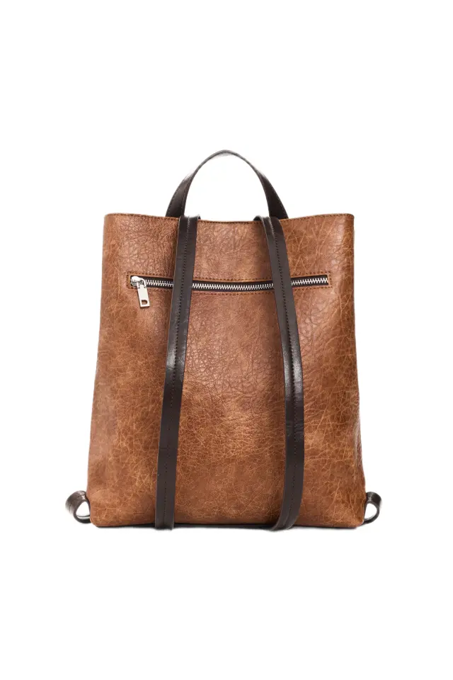 Desigual - Γυναικείο Σακίδιο Πλάτης Aurea Sumy Straight 26WAKP31-6009 Καφέ 2