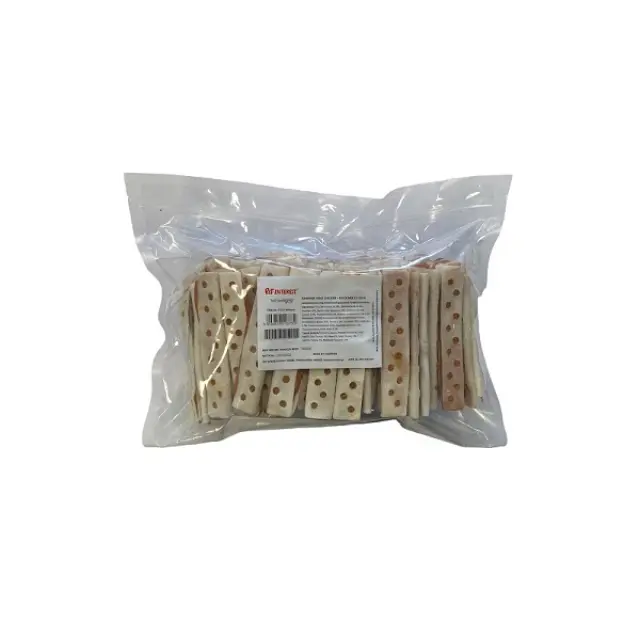 Tailswingers RAWHIDE HOLE CHICKEN+DUCK MIX 11-12cm 80pcs