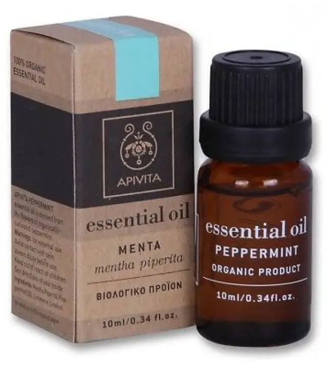 Apivita Essential Oil Peppermint Αιθέριο Έλαιο Μέντα, 10ml