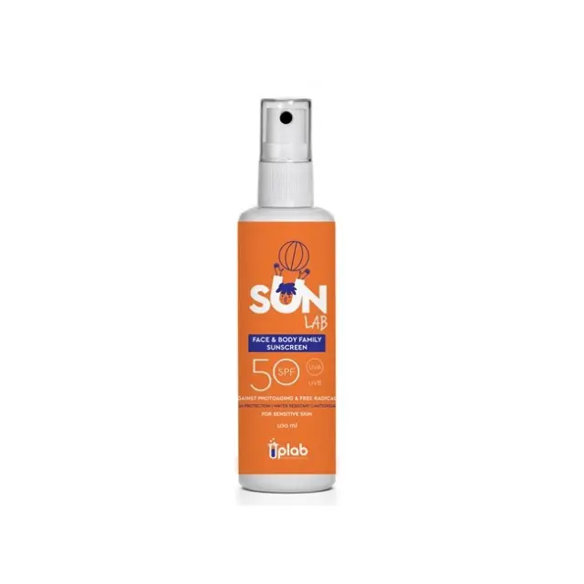 Uplab SunLab Αντηλιακό Σπρέι Προσώπου & Σώματος SPF50+ 100ml