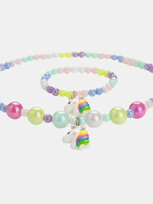 Παιδικό Σετ Κοσμημάτων για Κορίτσια Rainbow Unicorn ΠΟΛΥΧΡΩΜΟ - One Size 2