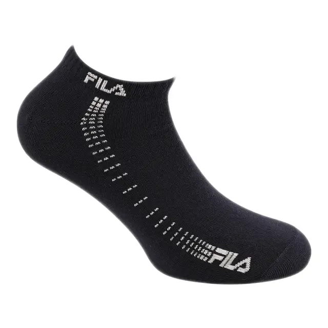 FILA Ανδρικές Κάλτσες Σοσόνια Invisible - 3 Ζεύγη, Χρώμα Μαύρο-Πράσινο-Λευκό - 39-42 2