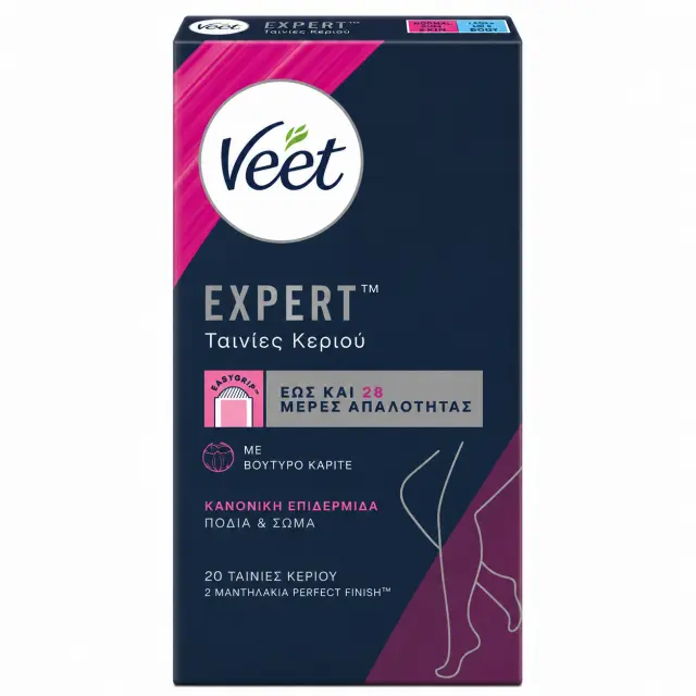 VEET Ταινίες αποτρίχωσης για κανονικό δέρμα - 20 ταινίες