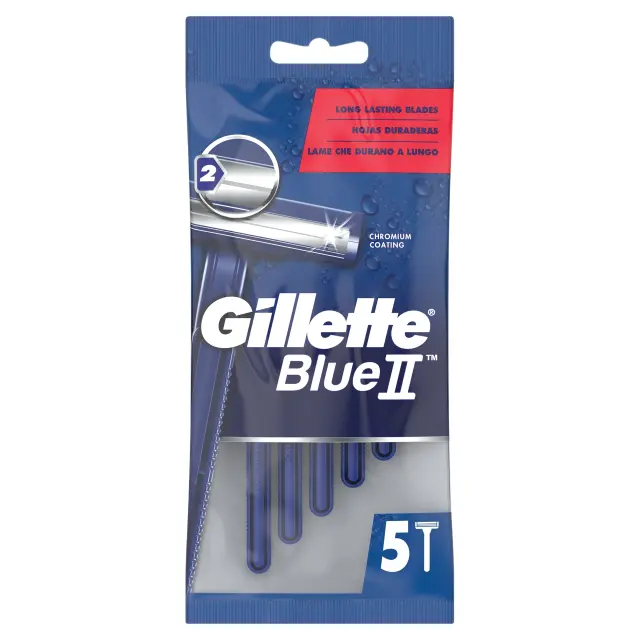 Gillette Blue II Ξυραφάκια Μιας Χρήσης 5τμχ